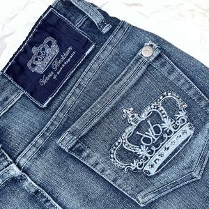 Victoria Beckham for Rock & Republic denim mini skirt size 29. Never worn.